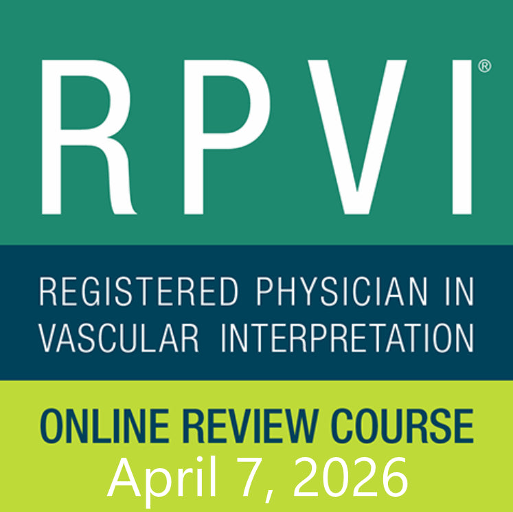 American Society of Echocardiography Registered Physician in Vascular Interpretation Online Review Course 2026