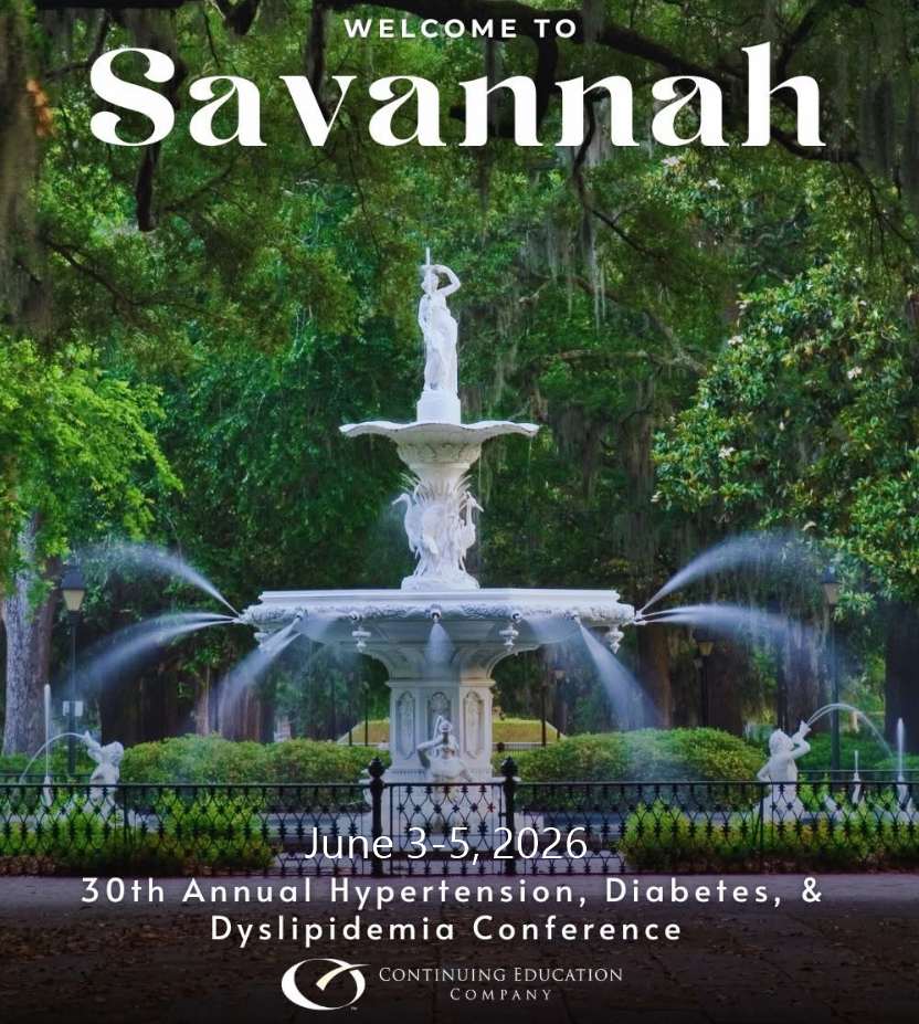 Continuing Education Company 30th Annual Hypertension, Diabetes, & Dyslipidemia Conference 2026