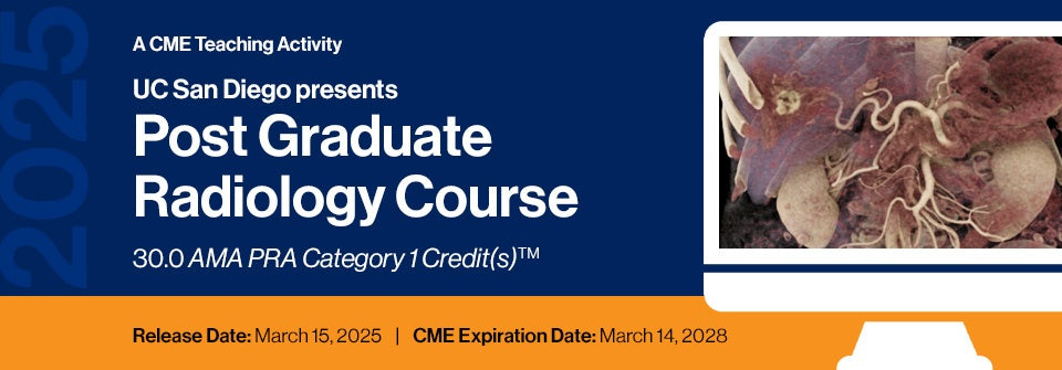 DocmedED 2025 UC San Diego Presents Post Graduate Radiology Course