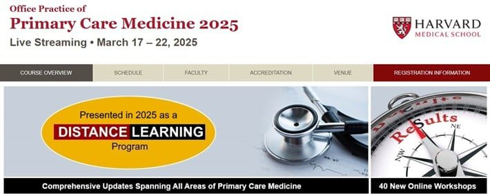 Harvard Office Practice of Primary Care Medicine 2025