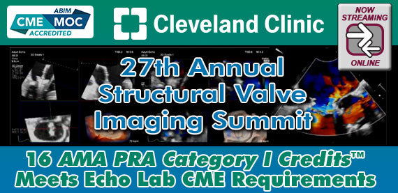 Meetings By Mail Cleveland Clinic 27th Valve Disease, Structural Interventions and Diastology Summit 2025