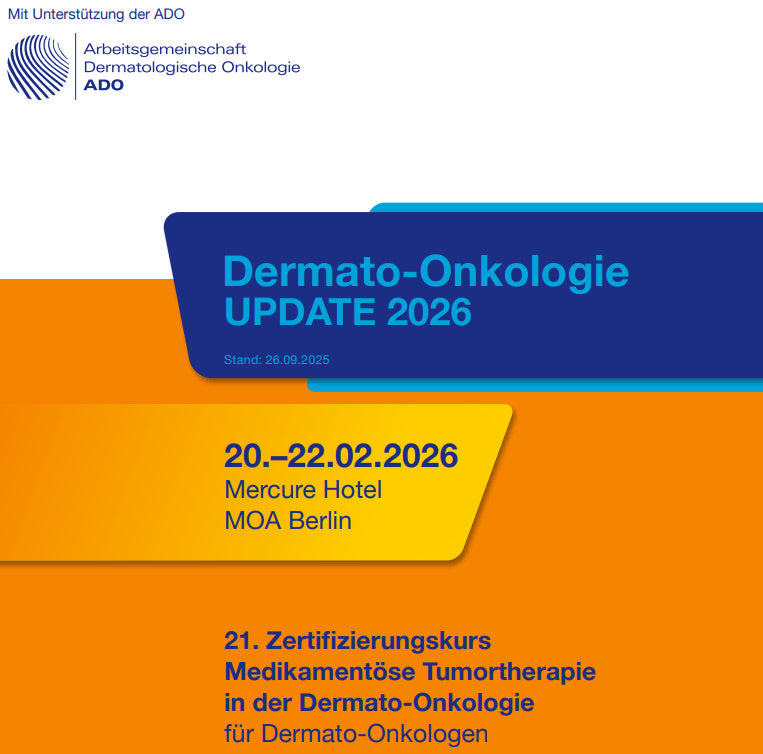 Arbeitsgemeinschaft Dermatologie Onkologie Dermato-Onkologie UPDATE 2026 German