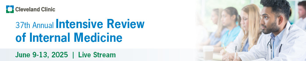 Cleveland Clinic 37th Annual Intensive Review of Internal Medicine 2025 (No Videos, Only PDF and Qbank)