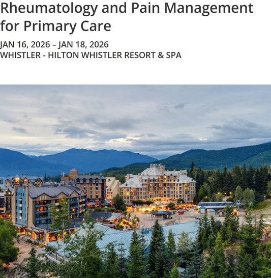 MCE Conferences Rheumatology and Pain Management for Primary Care Jan 16, 2026 – Jan 18, 2026