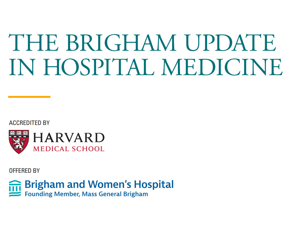 Oakstone The Brigham Update in Hospital Medicine 2026