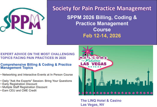 Society For Pain Practice Management Billing, Coding & Practice Management Course 2026