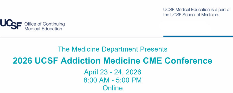 UCSF Addiction Conference 2026