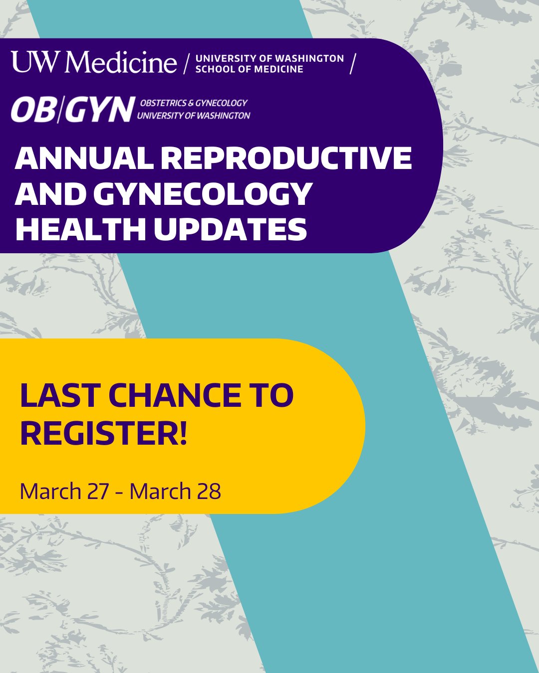 UW Medicine 22nd Annual Reproductive & Gynecology Health Updates 2026